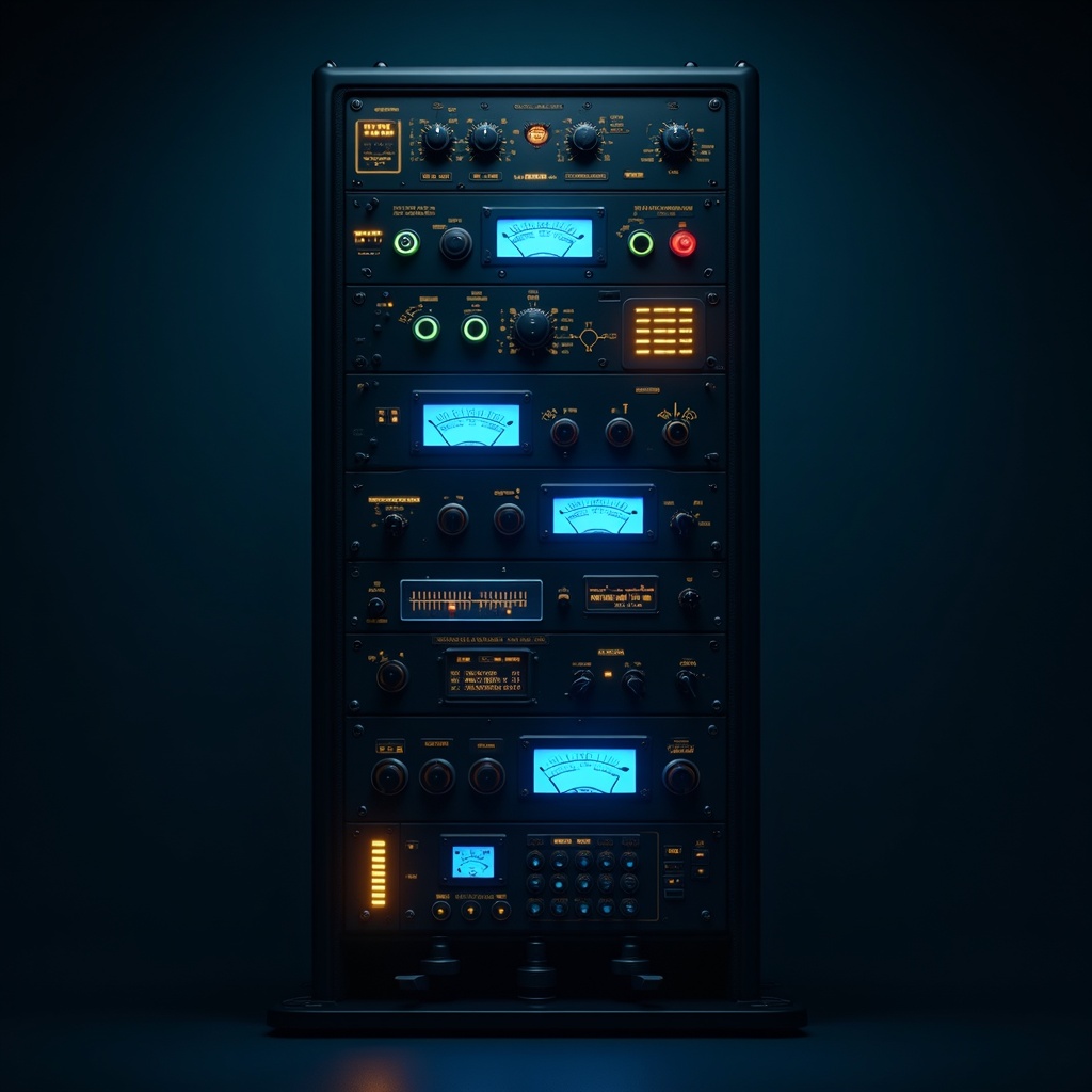 Illuminated stage tower panels